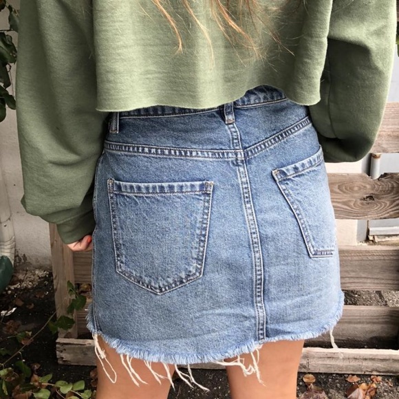 **Sold** Free People Zip It Up Mini Skirt - Picture 4 of 5